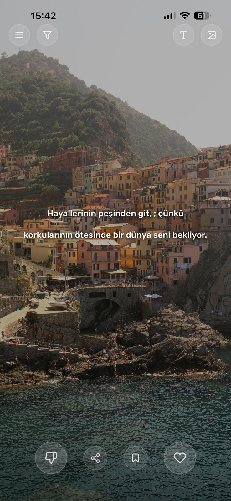 Günün Sözü uygulaması kişiselleştirme seçenekleri